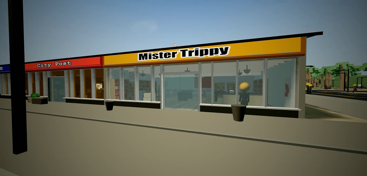 A row of shopfronts along a quiet retail parade